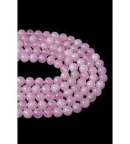 8 MM Pembe Kuvars Taşı Dizi