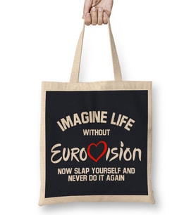 Imagine Life Without Dad Bez Çanta Uzun Saplı