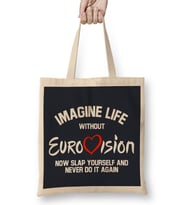Imagine Life Without Dad Bez Çanta Uzun Saplı