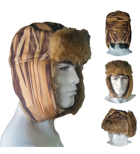 Softshell Kalpak Şapka Saz Desen