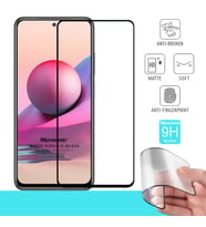 Microsonic Xiaomi Poco M5s Seramik Matte Flexible Ekran Koruyucu Siyah