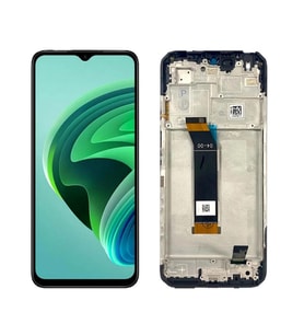 Xiaomi Redmi Note 11E ile Uyumlu Lcd Ekran Dokunmatik Çıtalı (Siyah)