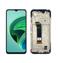 Xiaomi Redmi Note 11E ile Uyumlu Lcd Ekran Dokunmatik Çıtalı (Siyah)