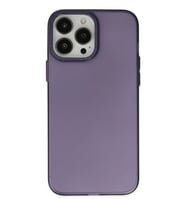 Pilelistore   iPhone 14 Pro Max Kılıf Modos Metal Kapak - Mor