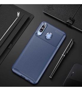 Lexroo Galaxy M30 Kılıf Negro Silikon Kılıf - Lacivert