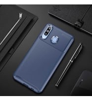 Lexroo Galaxy M30 Kılıf Negro Silikon Kılıf - Lacivert