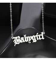Gümüş  Babygirl Kolye