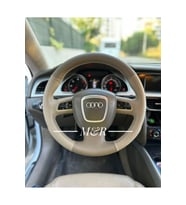Audi A5 Orijinal Kaplama Deri Direksiyon Kılıfı