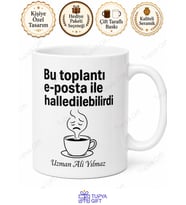 Ofis Mizah Temalı Kişiye Özel Baskılı Kupa Bardak Hediye
