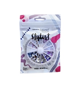 Elegant Touch Stylist Nail Art Taş Seti 12 Farklı Renk 240 Adet
