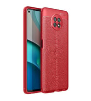 Xiaomi Redmi Note 9T Kılıf Pu-Deri Leather Pu Serisi Esnek Soft Ultra Protection (Kırmızı)
