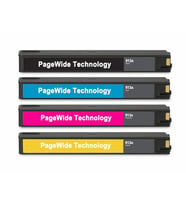 Photo print® 913A HP Pagewide Mfp 377DW Uyumlu 4 Renk Ithal Muadil Kartuş Seti 3.500 Sayfa (Siyah)