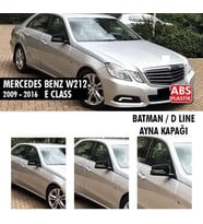 Mercedes E Uyumlu Serisi W212 (2009-2016) Batman Yarasa Ayna Kapağı (Parlak Siyah)
