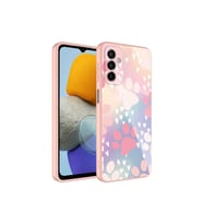 Samsung Galaxy M23 Uyumlu Kılıf Kamera Korumalı Desenli Sert Silikon Zore Epoksi Kapak (Model 4)