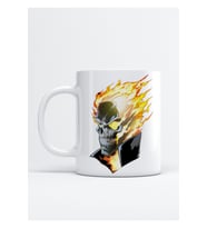Hayalet Sürücü Ghost Rider Baskılı Porselen Kupa Bardak