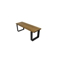 Ntconcept Açık Ceviz Enli Tabla Masif Ağaç Bank(60cm)