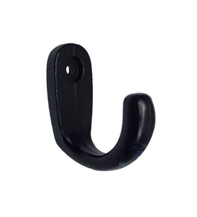 Büyük Tekli Fincan Askı, Dekor Askısı - Siyah, 100 Adet, 12X23X30 Mm