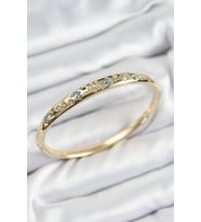 Pirinç Zirkon Taşlı Model Gold Renk Kadın Kelepçe - TJ-BB7568