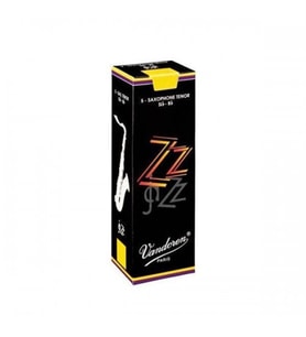 Vandoren SR423 ZZ Jazz Tenor Saksafon Kamışı No: 3.0 (Profesyonel/Caz) - 5'li Paket  Esnek Üfleme Tepkisi, Tutarlı Malzeme Kalitesi ve Zengin Harmonikler