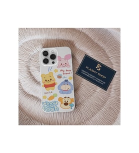 SAMSUNG GALAXY A31 Uyumlu Sevimli Winnie The Pooh Tasarımlı Şeffaf Kılıf