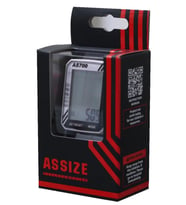 Assize As-700 Bisiklet Km Saati Kablolu 11 Fonksiyonlu (Siyah - Beyaz)