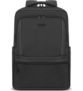 Office Eco MCE-1212 Çevre Dostu 16 inç Su İtici Laptop Sırt Çantası, USB Şarj Portlu Bilgisayar ve Notebook Çantası, Kadın Erkek Bilgisayar İş Çantası, Üniversite Okul Çantası, Siyah