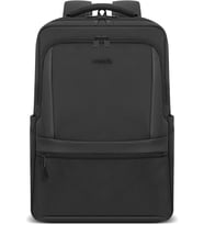 Office Eco MCE-1212 Çevre Dostu 16 inç Su İtici Laptop Sırt Çantası, USB Şarj Portlu Bilgisayar ve Notebook Çantası, Kadın Erkek Bilgisayar İş Çantası, Üniversite Okul Çantası, Siyah