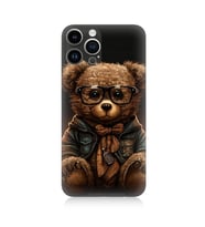 Apple iPhone 14 Pro Max Uyumlu Sevimli Zeki Ayıcık Desenli Silikon Kılıf