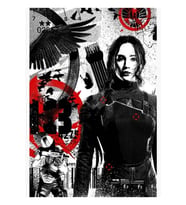 Ahşap Tablo Açlık Oyunları Mockingjay - Bölüm 1 Tasarım Ahşap Tablo