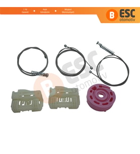 Hyundai I30 MK1 FD 2007-2012 5-Kapı 824712L001 İçin Elektrikli Ön Sol Cam Kriko Tamir Seti