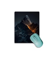 SonicTouch Epik Siyah Dağ Temalı Kaymaz Gaming Oyuncu Dikişsiz Mouse Pad 17x21cm