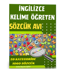 İngilizce Kelime Öğreten Sözcük Avı Kitabı
