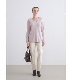 LCW Comfort Lila V Yaka Kadın Triko Kazak