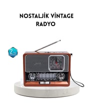 Dekoratif Radyo – Klasik Görünüm, Fonksiyon Uzun Ömürlü Kullanım