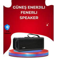 Northcity Solar Enerjili Bluetooth Hoparlör FM Radyolu 8W Ses - Taşınabilir ve Şık Tasarım