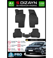 S-Dizayn VW CC 3D Pro Havuzlu Paspas 2008-2017 A+ Kalite