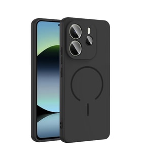 Xiaomi Redmi Note 14 4G Uyumlu Kılıf M-safe Şarj Özellikli Zore Meta Kapak