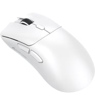R1 59g SUPERLIGHT Fare, PixArt PAW3311 Oyun Sensörü, BT/2.4G Kablosuz/Kablolu Oyun Faresi, 18000'e kadar 6 Ayarlanabilir DPI, 65 Saat Pil (Beyaz)