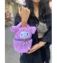 Sanrio Kuromi Peluş Çanta  Mor