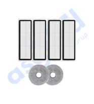 Dreame L10 S PRO, L10S PRO GEN 2, L10S PLUS Uyumlu 4 Filtre 2 Mop PKT-iasgf0000313