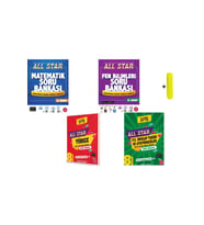 Newton 8. Sınıf Matematik Fen Türkçe İnkılap All Star Soru Bankası 4 Kitap Set