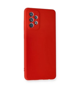 Galaxy A72 Kılıf Nano İçi Kadife  - Kırmızı