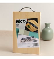 Bambu Kesim Tahtası 18x28x1.7 cm - Metal Kulplu