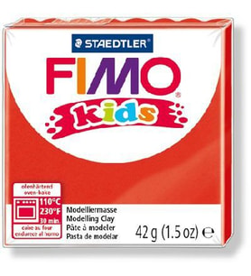 Staedtler Fimo Kids Yumuşak Polimer Kil 42 gr 2 Red 
