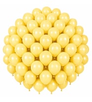 Sarı Renk Lateks makaron Balon (30 cm) - 50 Adet