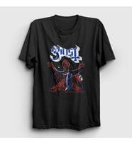 Presmono Unisex Siyah Chile Ghost T-Shirt 51685tt