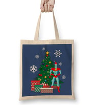 Captain Planet Around The Christmas Tree Bez Çanta Uzun Saplı