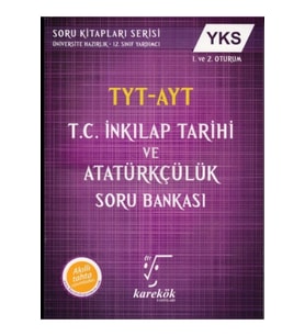 Karekök Yayıncılık Karekök Tyt-ayt Tc. Inkilap Tarihi Ve Atatürkçülük Soru Bankası (yeni) (Çok Renkli)
