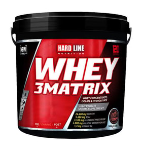 Hardline Whey 3Matrix Çikolata 3600 Gr