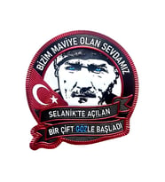 ATATÜRK  PEÇ , BİZİM MAVİYE OLAN SEVDAMIZ - Arma - TPU Patch